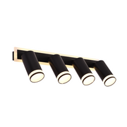 LED Chandelier Ellen 46W Cold/Warm/Neutral Light Adjustable Projector Acrylic and Black Metal LED Chandeliers Default Title Alessandro Design