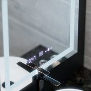 Rectangular LED mirror, 75x90cm, Verite MotionGlow Marcello, Demister System, Clock & Thermometer, Dimable Mirrors Marcello Default Title Alessandro Design