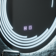 Oglinda LED Rotunda, 60cm, Lira Touch, Sistem Dezaburire, Dimabila Oglinzi Korman E Default Title Alessandro Design