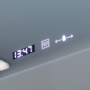 Rectangular LED Mirror, 120x80cm, Verite Royale Gold MotionGlow Marcello, De-fogging System, Clock & Thermometer, Dimable Mirrors Marcello Default Title Alessandro Design