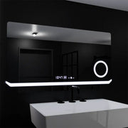 Rectangular LED Mirror, 80x60cm, Definition MotionGlow Marcello, De-fogging System, Clock & Thermometer, Cosmetic Magnifier, Dimable Mirrors Marcello Default Title Alessandro Design