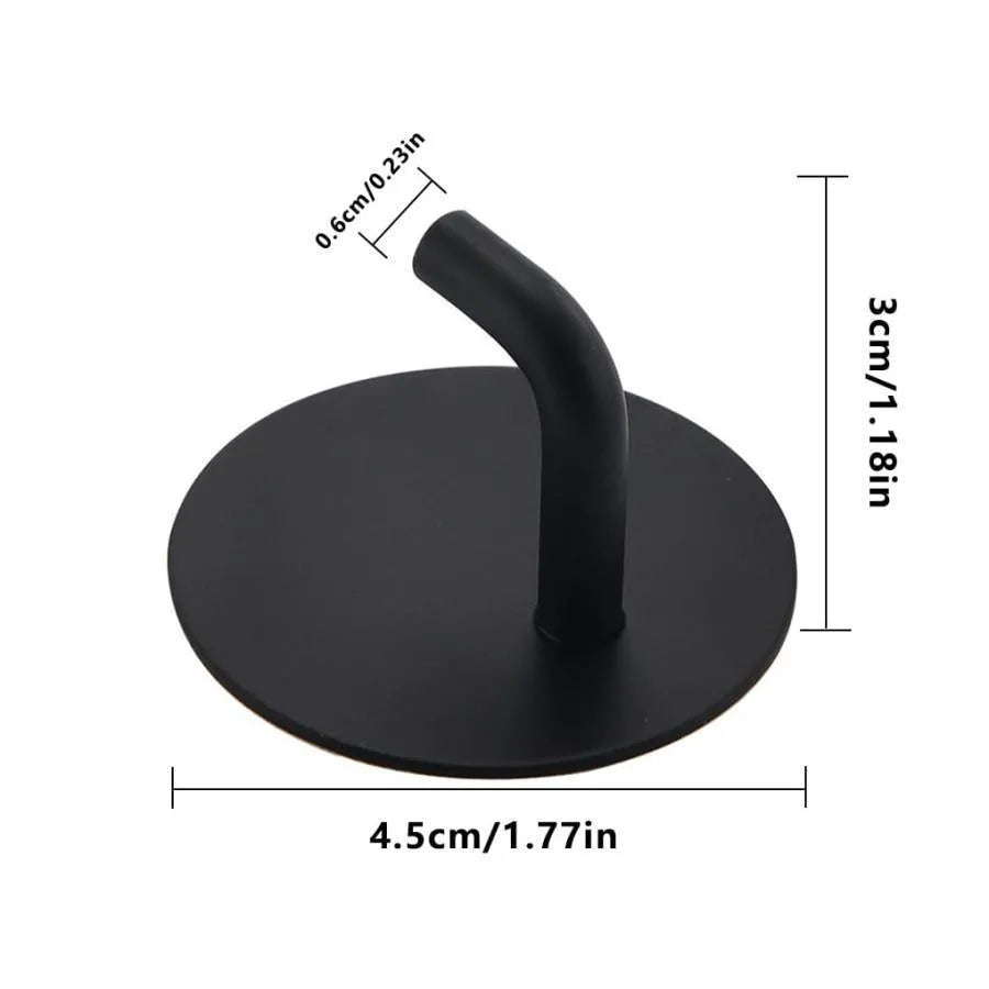Hanger with Self-adhesive Black GJ651 Default Title Alessandro Design