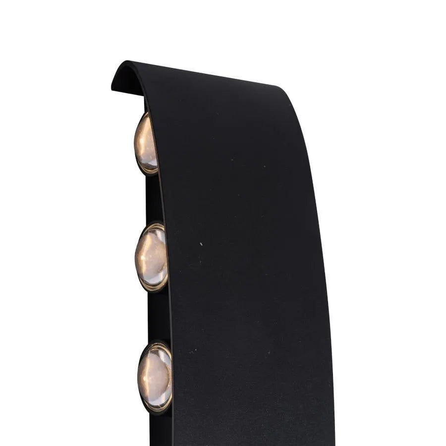 Fantas Indoor/Outdoor LED Wall Light, 10 Sources x 1W, IP65, Black, 3000K Outdoor Wall Lights Default Title Alessandro Design