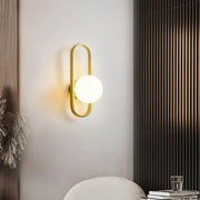 Amena wall lamp 1x E14 White Gold Indoor wall lamp Default Title Alessandro Design