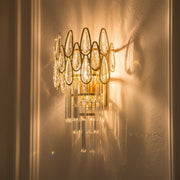 ALHAMBRA Cristal wall lamp 2x E14, 35x15cm, Gold Interior wall lamps Default Title Alessandro Design