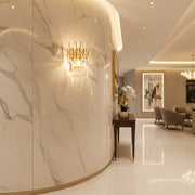 ALHAMBRA Cristal wall lamp 2x E14, 35x15cm, Gold Interior wall lamps Default Title Alessandro Design