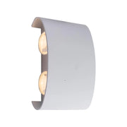 Fantas Outdoor and Indoor LED Wall Light, 4 Sources x 1W, IP65, Metallic, White, 3000K Outdoor Wall Lights Default Title Alessandro Design