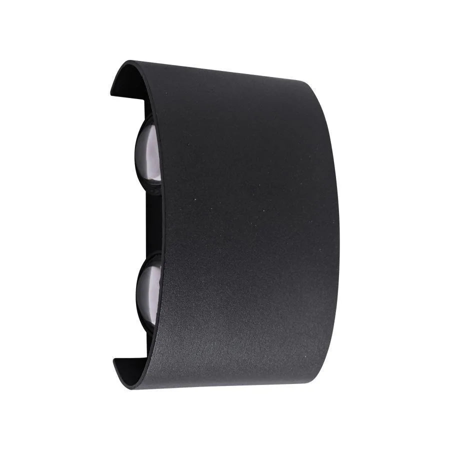 Outdoor and Indoor LED Wall Light, 4 Sources x 1W, IP65, ABS, Black, 3000K Outdoor Wall Lights Default Title Alessandro Design