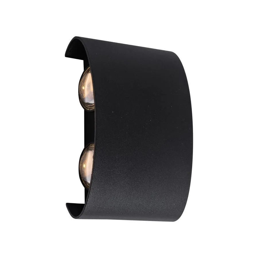 Fantas Outdoor and Indoor LED Wall Lamp, 4 Sources x 1W, IP65, Metallic, Black, 3000K Outdoor Wall Lamps Default Title Alessandro Design