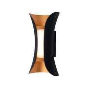 Ucrus Outdoor Wall Light, 12W, Black with Gold, 3000K Outdoor Wall Lights Default Title Alessandro Design