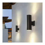 Outdoor wall lamp Valeria, 2xGU10, Black, Metal and Glass Outdoor wall lamp Default Title Alessandro Design