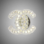 Crystal LED wall lamp YANIRA 28W, Cold/Warm/Neutral light, Shiny Chrome Luster LED Crystal Default Title Alessandro Design