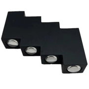 Aeetes Outdoor LED Wall Light, 8W, Metal, Black Outdoor Wall Lights Default Title Alessandro Design