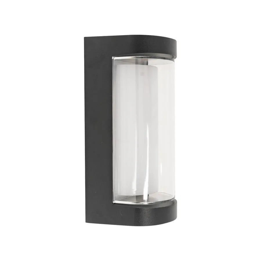 Han Outdoor LED Wall Light, 8W, Metal, Black Outdoor Wall Lights Default Title Alessandro Design