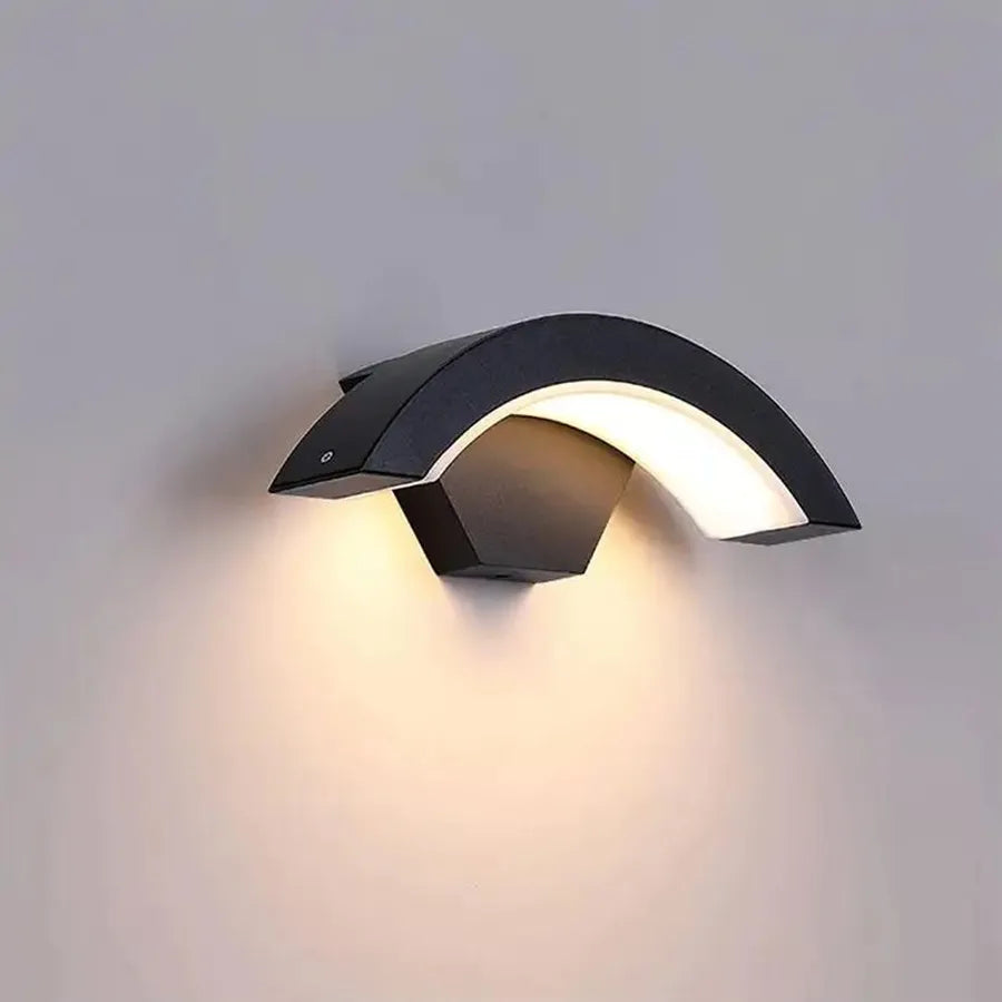 Outdoor LED wall lamp Harera, 12W, Metal, Black Outdoor wall lamps Default Title Alessandro Design