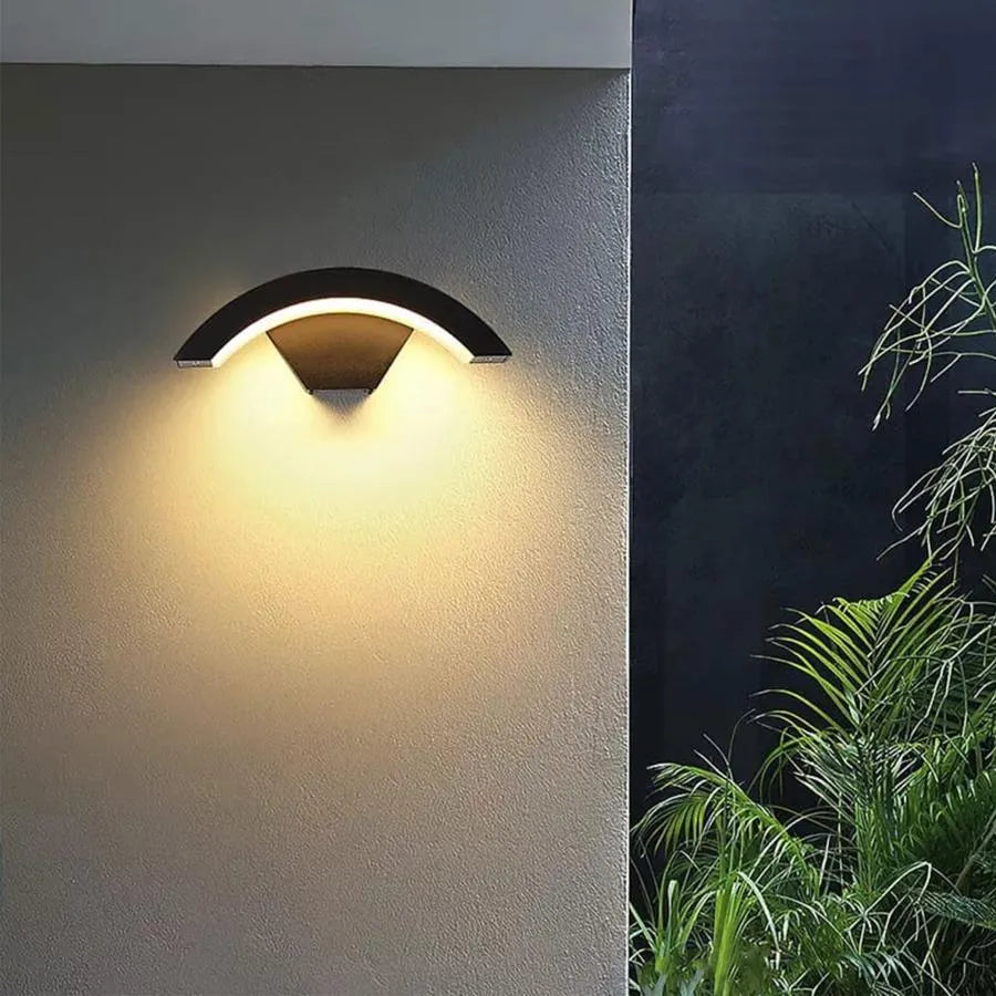 Outdoor LED wall lamp Harera, 12W, Metal, Black Outdoor wall lamps Default Title Alessandro Design