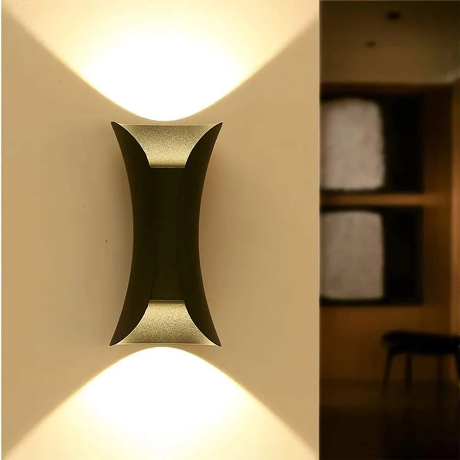 Outdoor LED wall light Heba, 10W IP65, Metal, Black Outdoor wall lights Default Title Alessandro Design