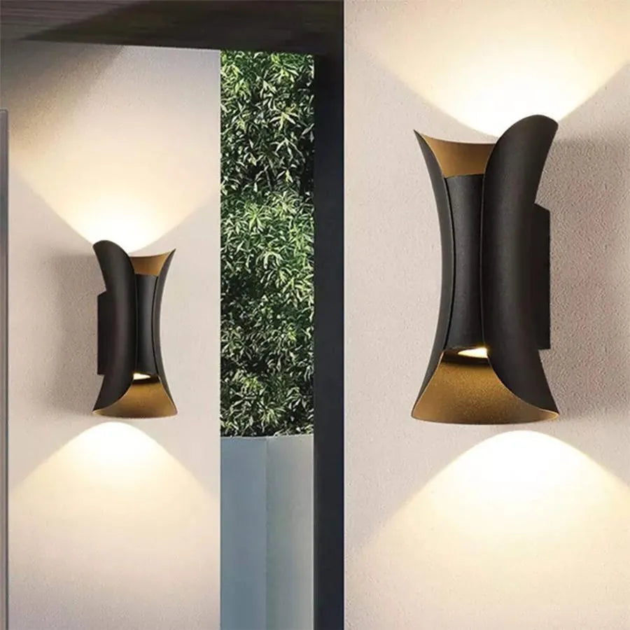 Outdoor LED wall light Heba, 10W IP65, Metal, Black Outdoor wall lights Default Title Alessandro Design