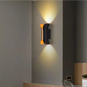 Outdoor LED wall light Pauline 2, 10W, 20x10, 3000K, Metal, Black and Gold Outdoor wall lights Default Title Alessandro Design