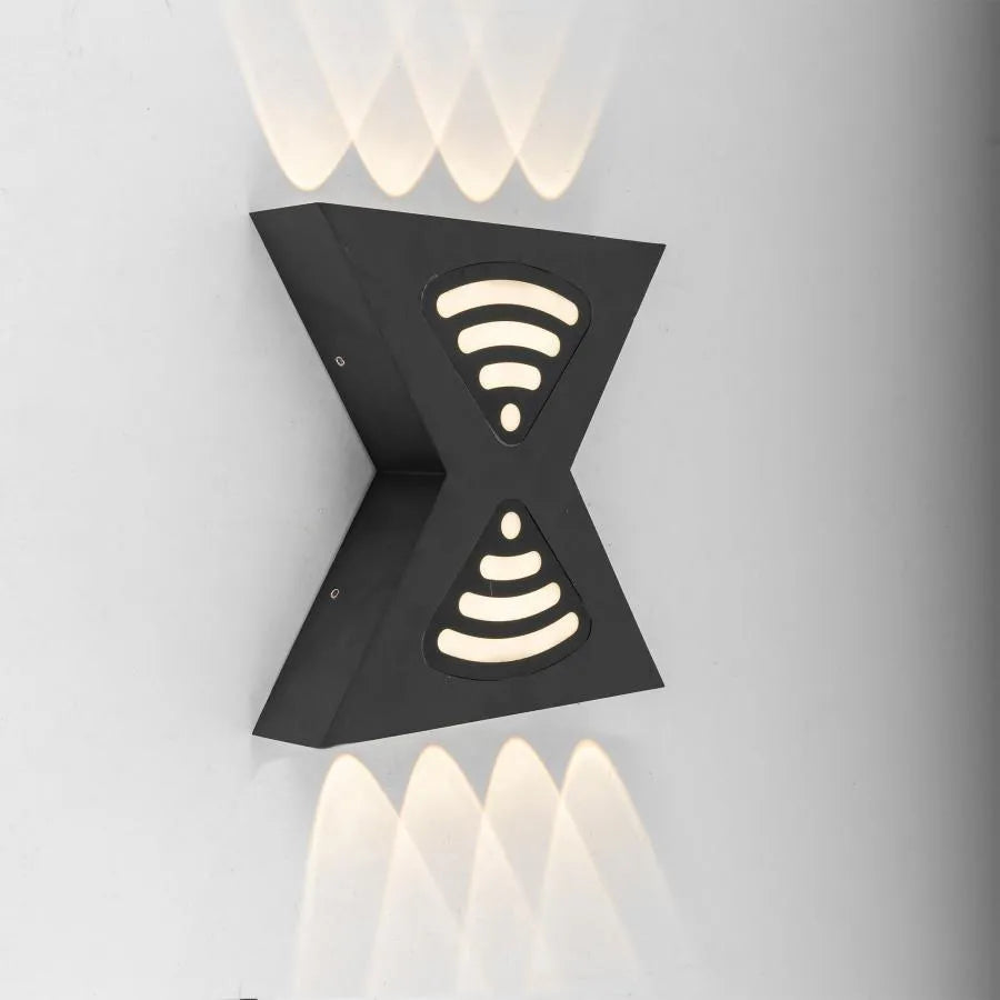 Outdoor LED wall light Retelis, 12W, Metal, Black Outdoor wall lights Default Title Alessandro Design