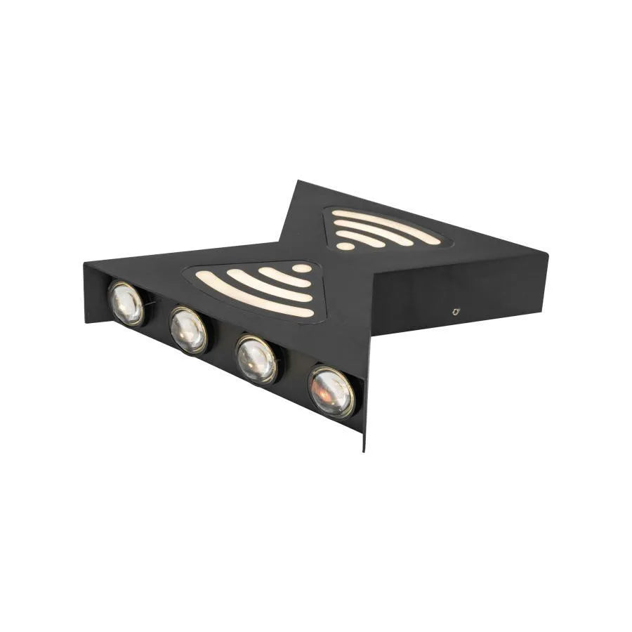 Outdoor LED wall light Retelis, 12W, Metal, Black Outdoor wall lights Default Title Alessandro Design
