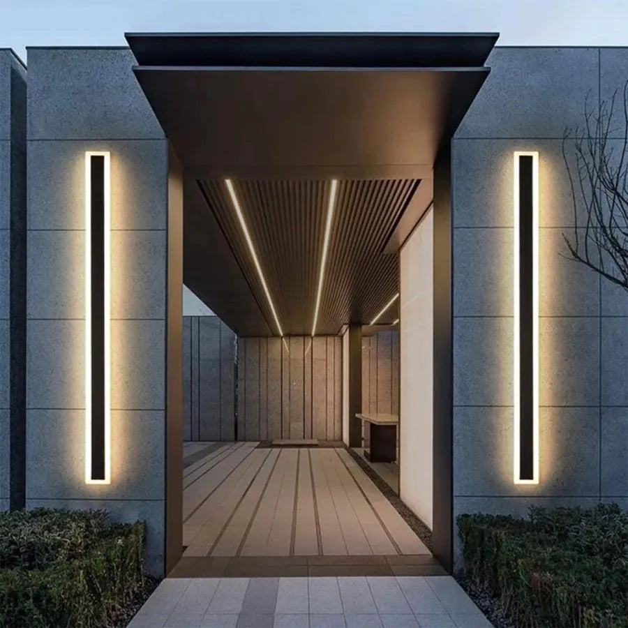 Outdoor LED wall lamp Salma, 12W, IP65, Metal, Black Outdoor wall lamp Default Title Alessandro Design