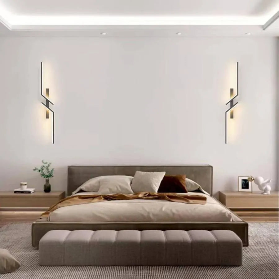 LED wall lamp Elliana 18W White Black Indoor wall lights Default Title Alessandro Design
