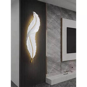Esther LED wall lamp, Wedge shape, 36W, 87cm White/Gold Indoor wall lamp Default Title Alessandro Design