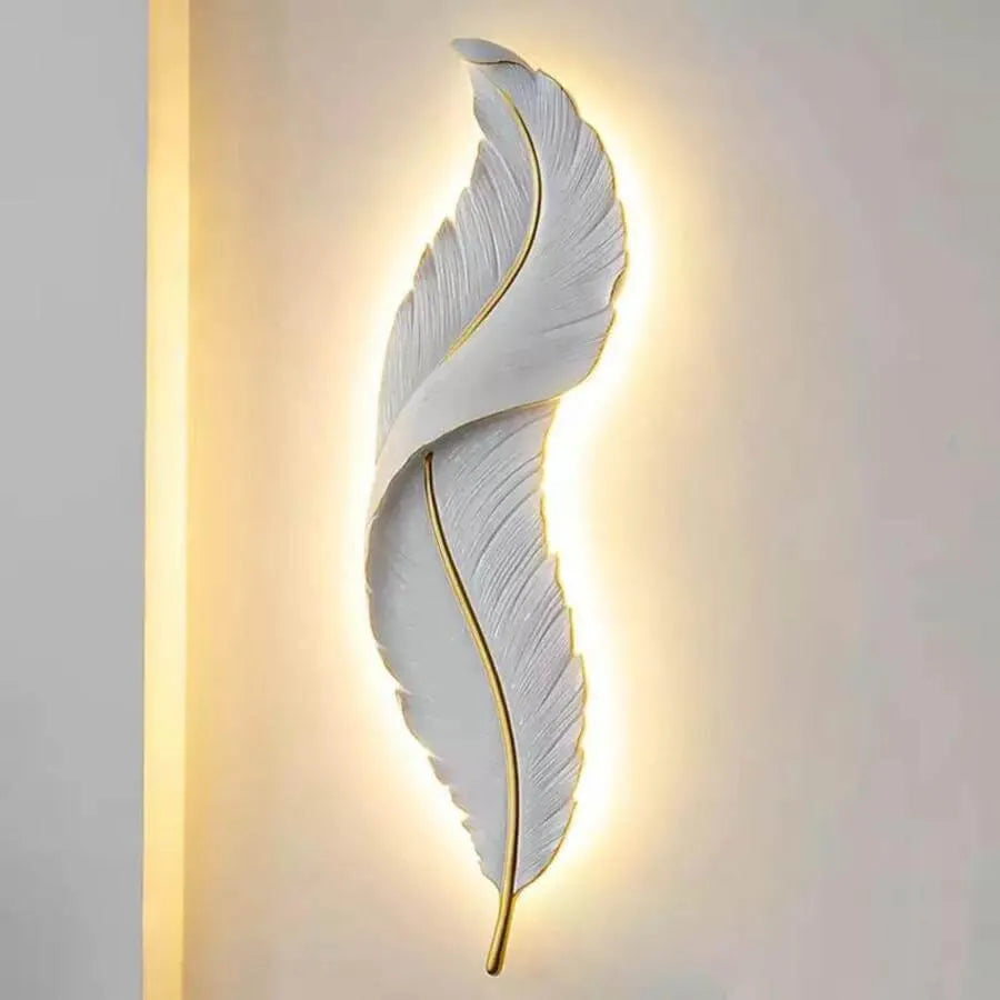 Esther LED wall lamp, Wedge shape, 36W, 87cm White/Gold Indoor wall lamp Default Title Alessandro Design