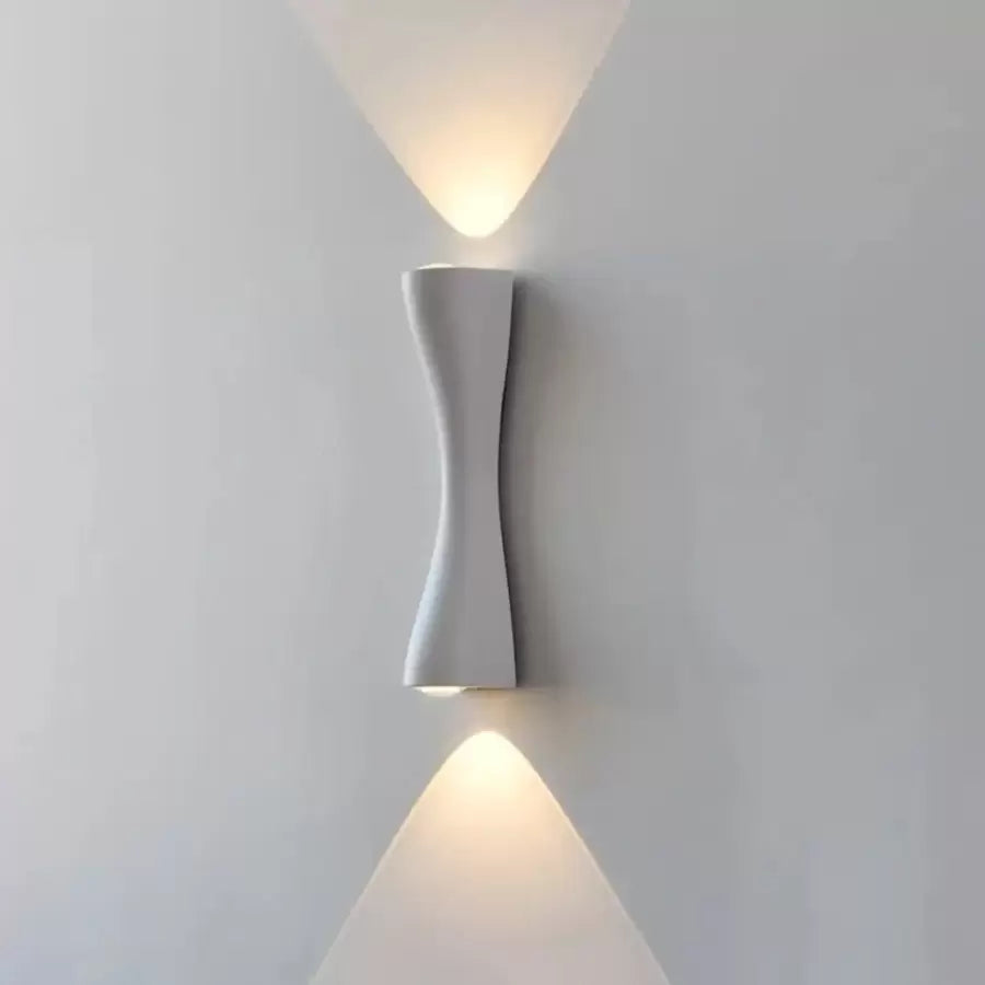 Augustine 6W Outdoor LED Wall Light White Outdoor Wall Light Default Title Alessandro Design