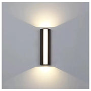 Berfin Exterior LED Wall Light, 7W, 3000K, Black, Metal Indoor Wall Lights Default Title Alessandro Design