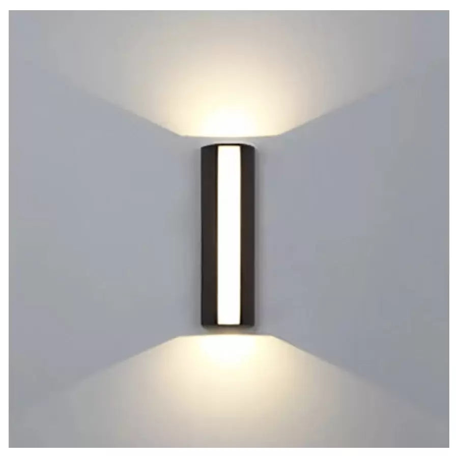 Berfin Exterior LED Wall Light, 7W, 3000K, Black, Metal Indoor Wall Lights Default Title Alessandro Design
