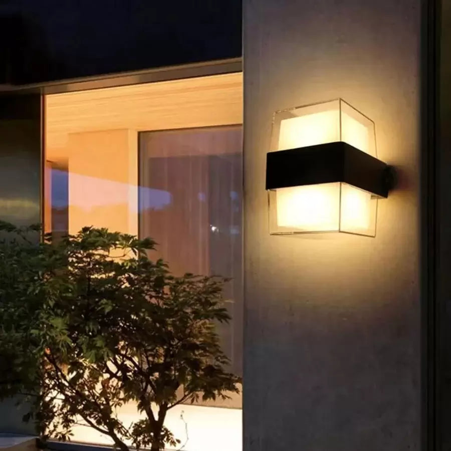 Outdoor LED wall lamp Kennedy 12W White Black Outdoor wall lamps Default Title Alessandro Design