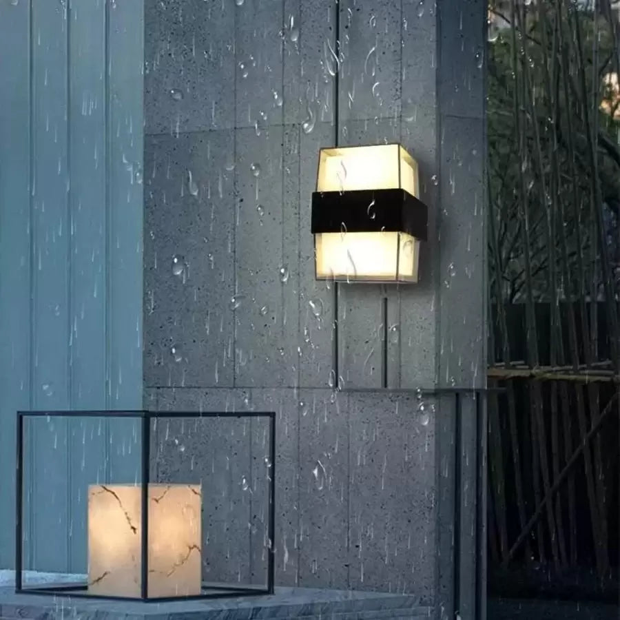 Outdoor LED wall lamp Kennedy 12W White Black Outdoor wall lamps Default Title Alessandro Design