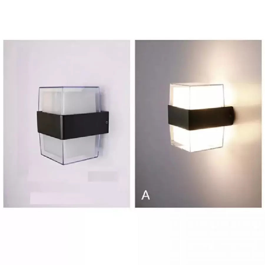 Outdoor LED wall lamp Kennedy 12W White Black Outdoor wall lamps Default Title Alessandro Design