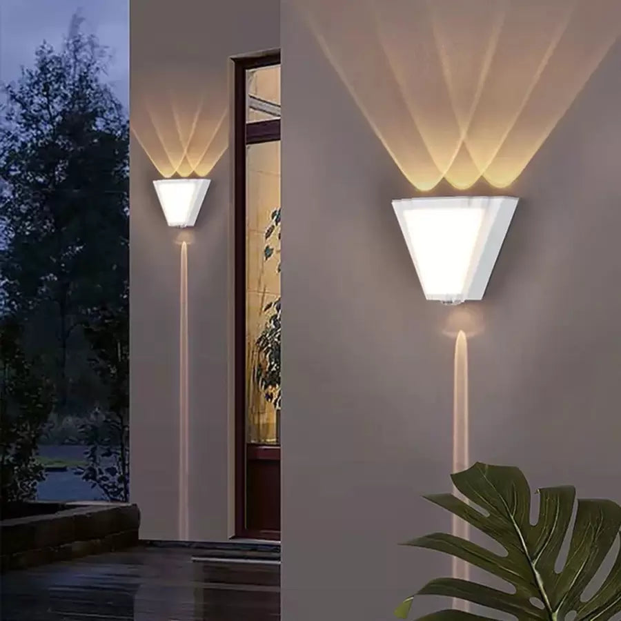 Kyler 9W White LED Outdoor Wall Lamp
