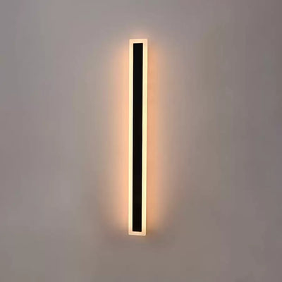 Malachi 25W Outdoor LED Wall Lamp Black White