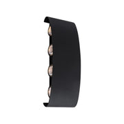 Fantas Outdoor and Indoor LED Wall Lamp, 8 Sources x 1W, IP65, Metallic, Black, 3000K Outdoor Wall Lamps Default Title Alessandro Design