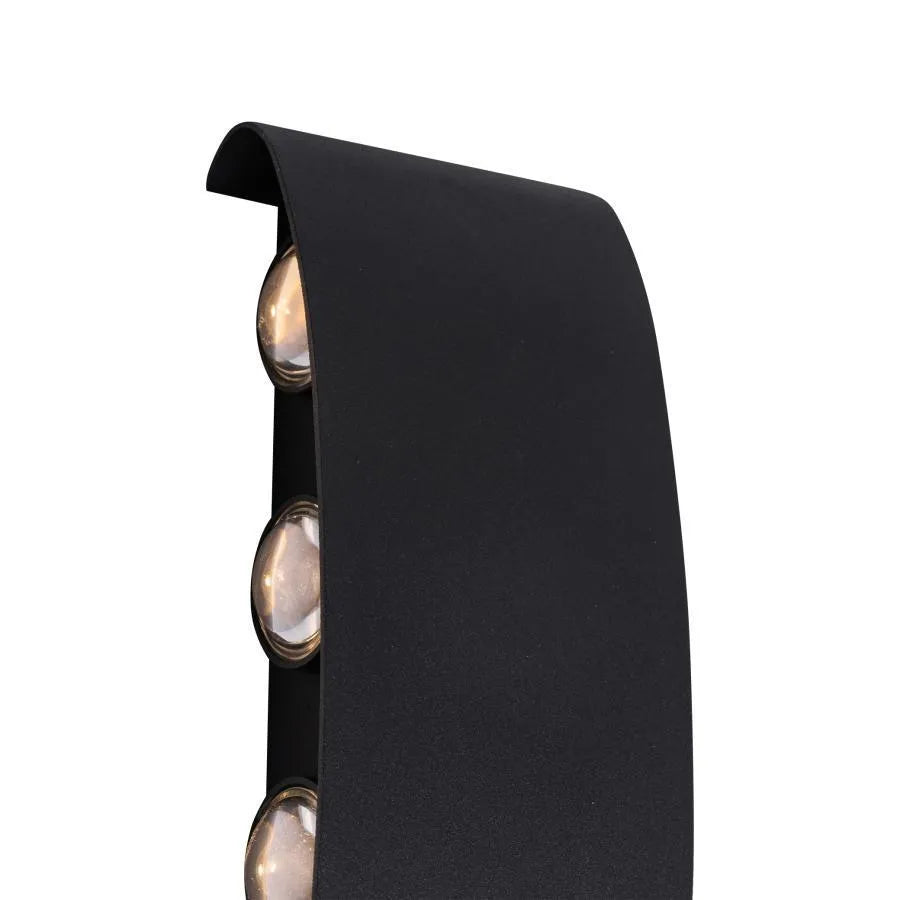Fantas Outdoor and Indoor LED Wall Lamp, 8 Sources x 1W, IP65, Metallic, Black, 3000K Outdoor Wall Lamps Default Title Alessandro Design