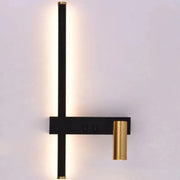 LED Glory 9W Black Gold Wall Light Outdoor Wall Lights Default Title Alessandro Design
