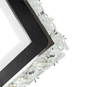 TERRANO LED Wall Light with Crystals, Square, 24W, Cold/Warm/Neutral Light, Black & Stainless Steel Indoor Wall Lights Default Title Alessandro Design