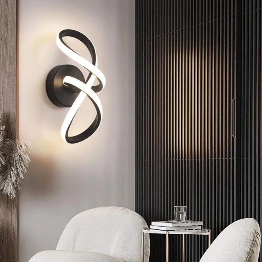 Isaura LED wall light 23W White Black Indoor wall lights Default Title Alessandro Design