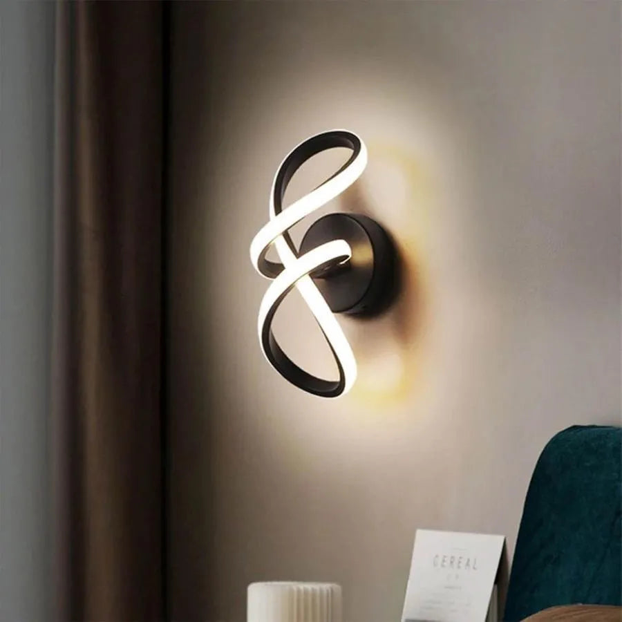 Isaura LED wall light 23W White Black Indoor wall lights Default Title Alessandro Design