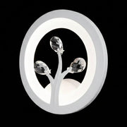 DAISY LED wall light, 14W, Cold/Warm/Neutral Light, White with Crystal Indoor wall lights Default Title Alessandro Design