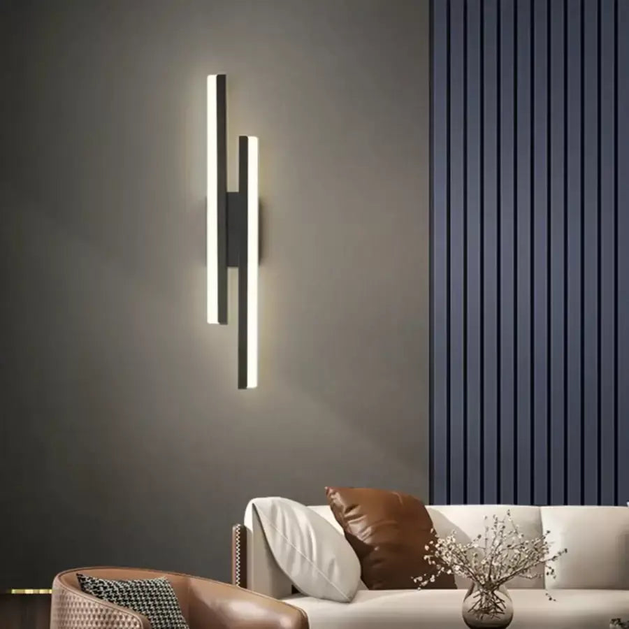 Lyra LED wall light, 18W, Acrylic, Black White Indoor wall lights Default Title Alessandro Design