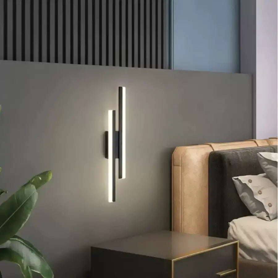 Lyra LED wall light, 18W, Acrylic, Black White Indoor wall lights Default Title Alessandro Design