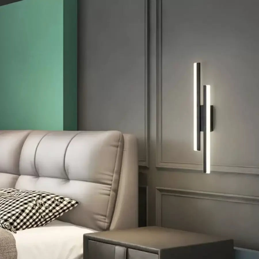 Lyra LED wall light, 18W, Acrylic, Black White Indoor wall lights Default Title Alessandro Design