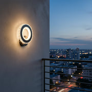NOVA Rotonda LED wall light, 16W, Black & Stainless Steel, Warm/Cool/Neutral light Indoor Wall Lights Default Title Alessandro Design