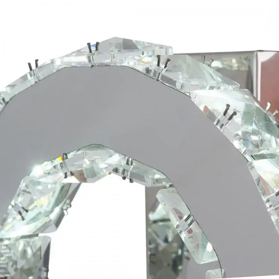 Crystal LED chandelier MAJORA 8W, Diameter 20cm, Cold/Warm/Neutral light, Shiny Chrome Crystal LED Chandeliers Default Title Alessandro Design