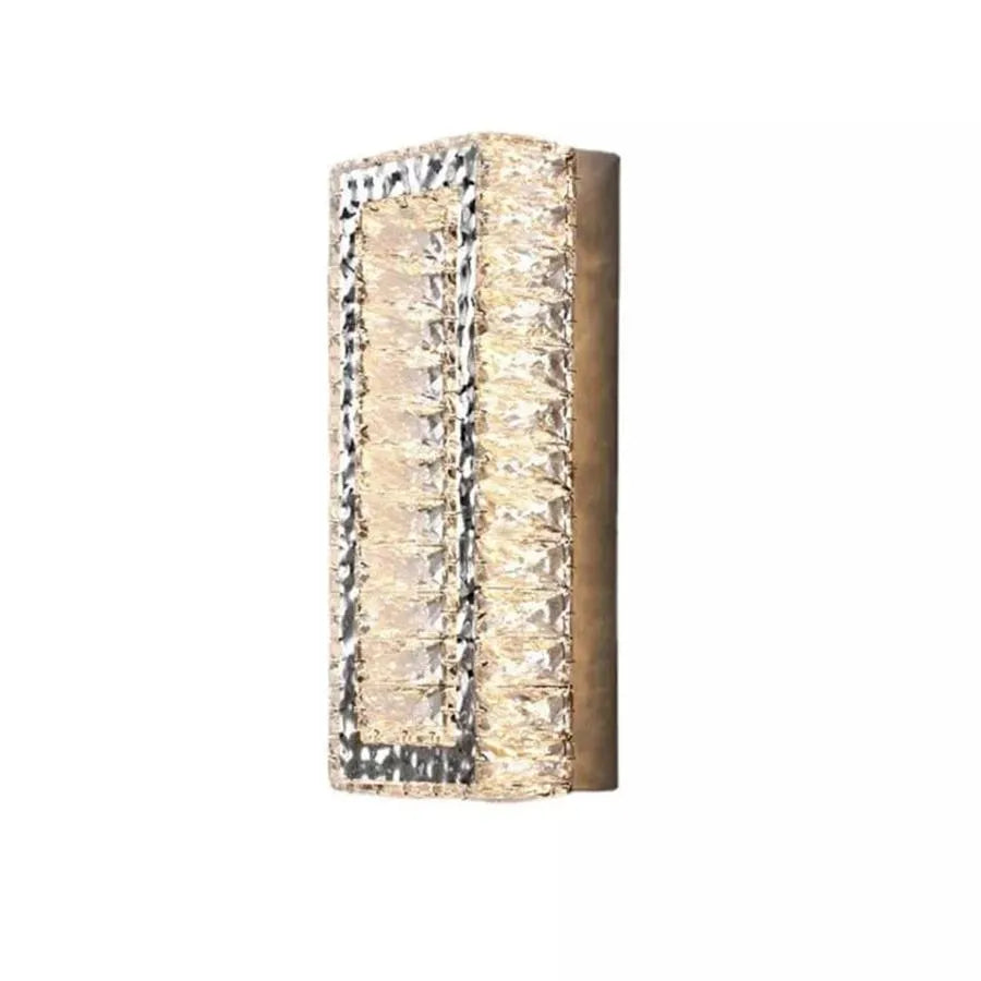 Crystal Mefisto LED wall lamp 24W Silver Indoor wall lights Default Title Alessandro Design